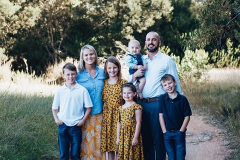 Jeremy & Rebekah Hall and family